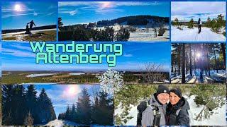 Altenberg Rundwanderung. Vom Galgenteich den Kahleberg hinauf.