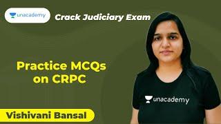 Practice MCQs on CRPC | Vishivani Bansal | Unacademy Judiciary