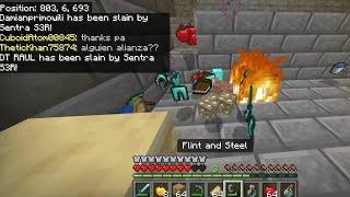 I killed 2 hackers & burned their loot - Minecraft Lifeboat survival mode