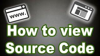 How to view source code of any website