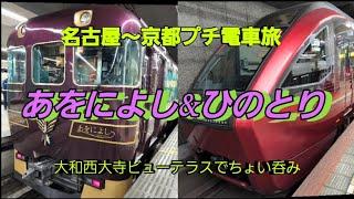 ひのとり&あをによし～近鉄プチ電車旅/大和西大寺ビューテラスでちょい呑み