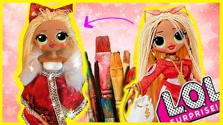 LOL BIG SISTER CHRISTMAS CUSTOM - LOL fashion surprise dolls makeover / DIY