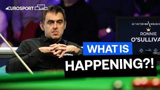 Bizarre Moment As O'Sullivan Breaks Three-Miss Rule Against Muir At Welsh Open! | Eurosport Snooker