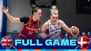 Great Britain v Denmark | Full Basketball Game | FIBA Women's EuroBasket 2025 Qualifiers