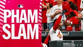 Pham-ily reuinion! In his first AB back with the Cardinals, Tommy Pham hits a GRAND SLAM!