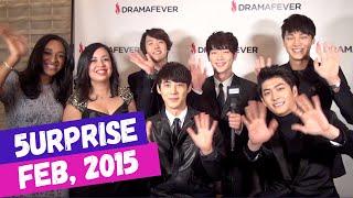 INTERVIEW WITH 5URPRISE! [DRAMAFEVER FEB, 2015]