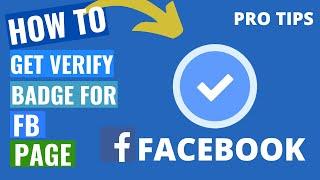 How to verify facebook page with blue badge | Fb business page