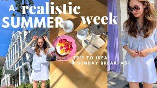 a realistic summer week / ikea trip & sunday breakfast