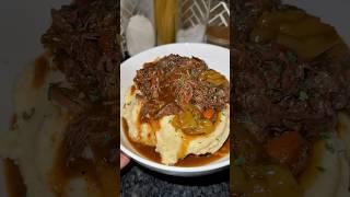 The PERFECT Pot Roast  | Mississippi pot roast inspired  #cooking #sundaydinner