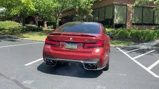 F90 M5 Akrapovic Evolution Revs Sport Plus