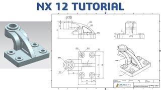 NX 12 Tutorial #33 | 3D Model Basic Beginner