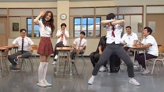 Son Naeun & Cha Eunwoo  Moment 6 - Dancing to New Face Psy