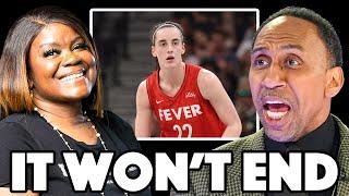 Stephen A Smith WON'T Back Down To Sheryl Swoopes About Caitlin Clark...