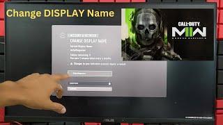 MODERN WARFARE 2 : How to Change the DISPLAY Name