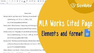 MLA Works Cited: References and Formatting | Scribbr 