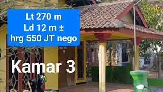 Rumah murah di Jogja Luas tanah 270 m ²akses jln mobil lancar hrg 550 JT nego