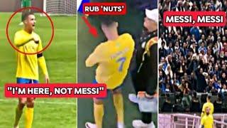 Alhilal Fans Chants Messi's name for Ronaldo| Angry Reactions 