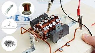 How to make a brushed DC motor at home - DIY electric motor tutorial