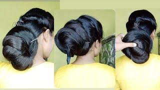 new look bun making video #big #bun #hairstyle #love #longhair #viral #longhair  #yt #bundrop