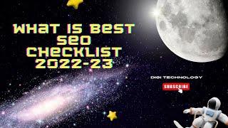 What is Best Seo Checklist 2022-23 - On-Page SEO Checklist for 2023 - Seo Checklist 2023