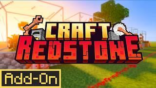 CRAFT REDSTONE ADDON: 20+ Redstone Mechanisms added to Minecraft Bedrock Edition