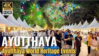 [AYUTTHAYA] Ayutthaya World Heritage 2024 "Ultimate Street Foods Tour!"| Thailand [4K HDR]