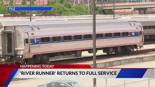 Full service resumes today for Amtrak Missouri River Runner trains