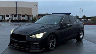 Infiniti Q50 gets 3 inch custom exhaust