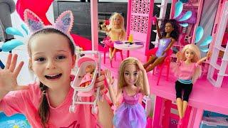 Barbie Videoları!Ada ile Barbie Evcilik!Barbie ve Oyuncak Bebek Bakma Oyunu,Kız Oyunları#babydoll