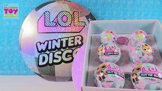 LOL Surprise Winter Disco Glitter Globe Fluffy Pets Lils Unboxing Review | PSToyReviews