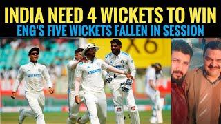 India take 5 wickets in session, and likely to win match in next session