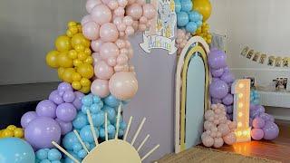 PASTEL CANTICOS BIRTHDAY | BALLOON STYLIST DECOR | PREP + SETUP WITH ME