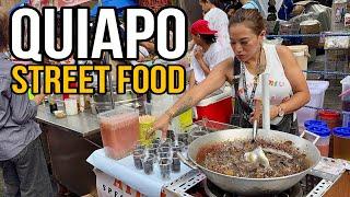 Philippines Street Food Tour at QUIAPO MANILA | The Best Filipino Street Food Market in Manila!