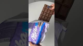 GIANT MILKA&OREO chocolate bar #cookiesopening #oreo #chocolatebars