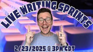 Working on my Fantasy Series - Live Writing Sprints