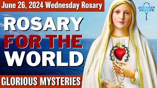 Wednesday Healing Rosary for the World June 26, 2024 Glorious Mysteries of the Rosary