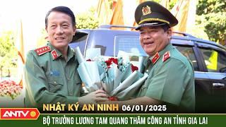 Bộ trưởng Lương Tam Quang thăm, chúc Tết cán bộ Công an Gia Lai | Nhật ký an ninh ngày 6/1 | ANTV