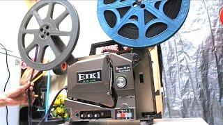 Mesin layar tancep proyektor jadul merk Eiki mulus bgt kaya baru (16mm cinema projector)