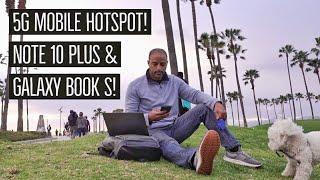 5G Mobile Hotspot vs 4G - Note 10 Plus 5G & Samsung Galaxy Book S
