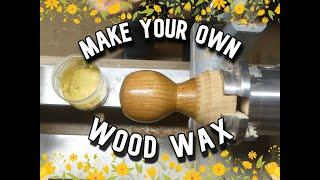 #Woodturning..Make your own wood wax. Easy tutorial...use mineral oil for larger ammounts..