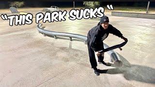 Taking pro skateboarders to the worst park in Arizona