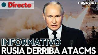 INFORMATIVO: Rusia derriba 10 ATACMS, Ucrania pide ayuda y el alto el fuego en Líbano al límite