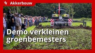 Demonstratie verkleinen van groenbemesters