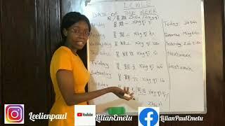 Lesson 5 of Learn chinese with Lilian Emetu