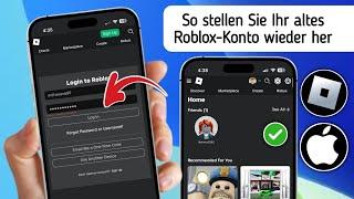 So stellen Sie ein altes Roblox-Konto ohne E-Mail oder Passwort wieder her