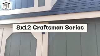 Virtual Tour of 8x12 Craftsman Series