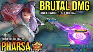 PHARSA BEST BUILD 2024 | BUILD TOP GLOBAL PHARSA GAMEPLAY | MOBILE LEGENDS