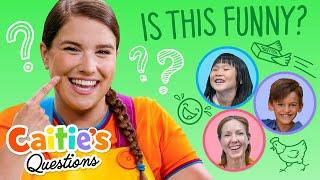 What Do You Think Is Funny? | Caitie's Questions | Jokes For Kids