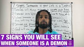 7 Signs Someone In Your Life Is A Demon