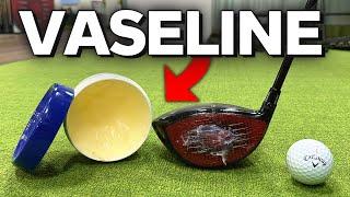 Golf MythBusters: Vaseline On Golf Clubs... Farther & Straighter??